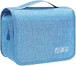 Travel Hanging Toiletry Bag Cosmetic Makeup Organizers for Women Potrable Travel Toiletries Kit Dopp Kit for Men Shaving Bag Bathroom Shower Bag with Hook Waterproof