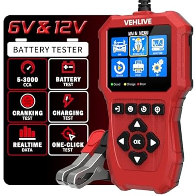 Car Battery Tester 6V 12V