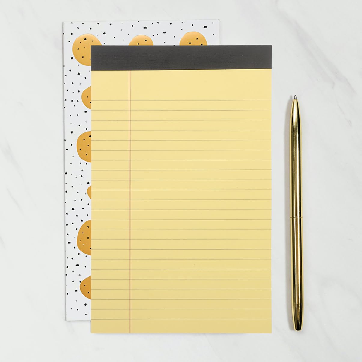 Blocco Notes Legale Giallo 12 Pads, Carta 50 Fogli per Pad | Pagine Strappabili, Formato Tascabile, Scuola e Casa, per Studenti e Famiglie