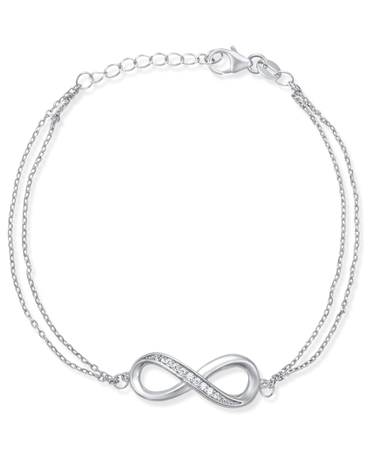 - KOURA Elegant 925 Sterling Silver Bracelet for Women & Girls | Adjustable Minimal Chain Design | Lightweight Silver Jewellery for Daily use, Office, Festive Occasions & Gift Choice