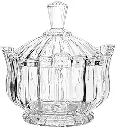 Bomboniere Baleiro em Vidro Milan Transparente 900mL - Casambiente