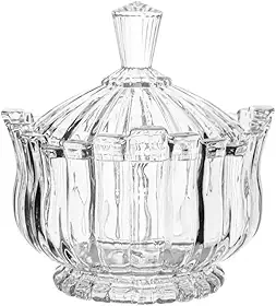 Bomboniere Baleiro em Vidro Milan Transparente 900mL - Casambiente
