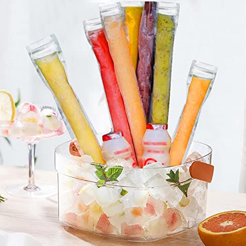110 piezas bolsas para bebidas con sorbetes miniatura 4