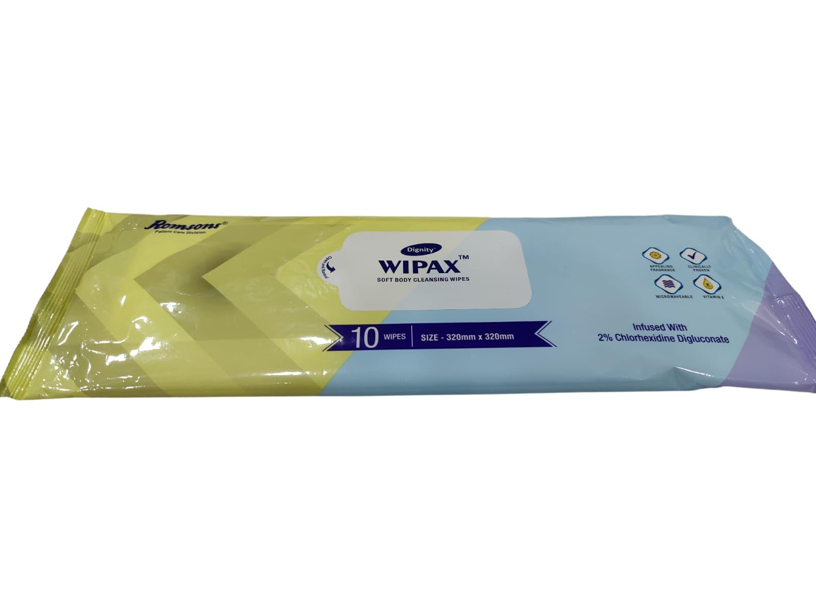 Nisco care wet wipes for adults pack of 18 (180) Pieces (320mmx320mm) Romsons 4