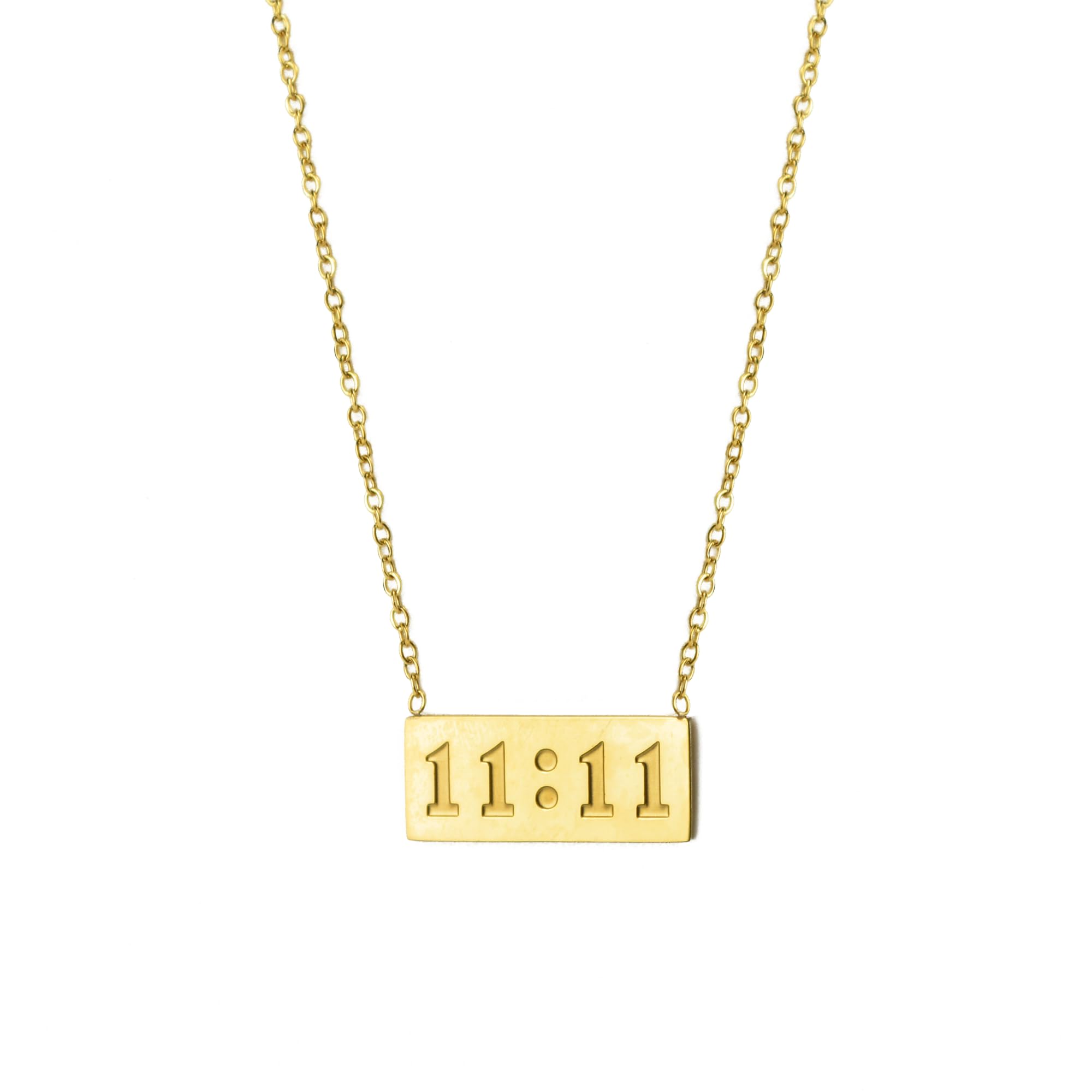 Sun Goddess Make A Wish 11:11 Necklace Gold Plated | Waterproof & Anti Tarnish Jewellery For Women | Minimal Necklace | Anti Tarnish Necklace | Angel Numbers (B0D4244PRT) Amazon Price History, Amazon Price Tracker