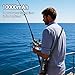 xiutantxmd Portable Fishing Reel Battery,10000mAh 14.8V Professional Electric Fishing Reel Lithium Battery with Charger,Smart Digital Display,Saltwater-Resistant