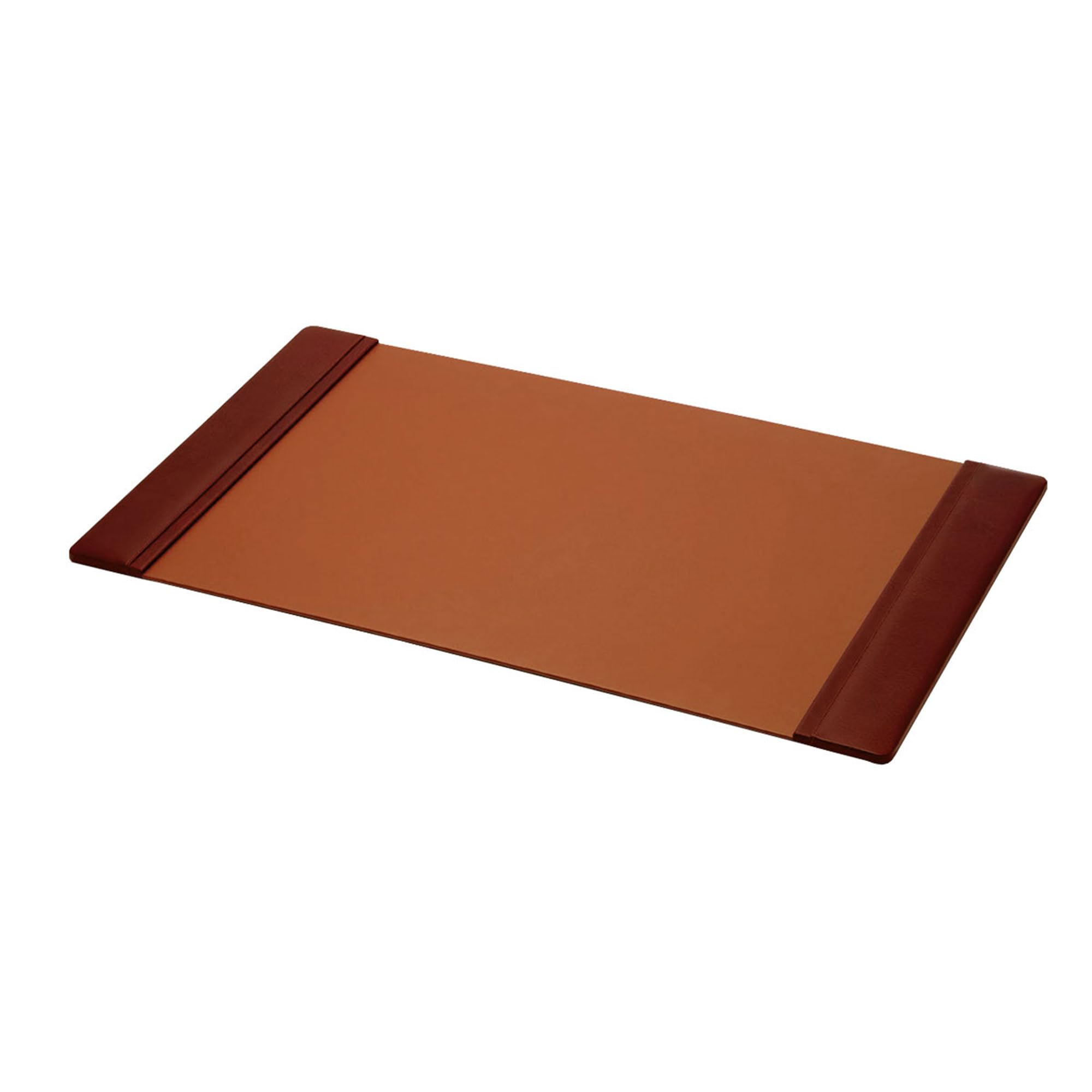 Dacasso Schreibunterlage aus Leder mit Seitenschienen, 64,8 x 43,8 cm, Mokka-Leder