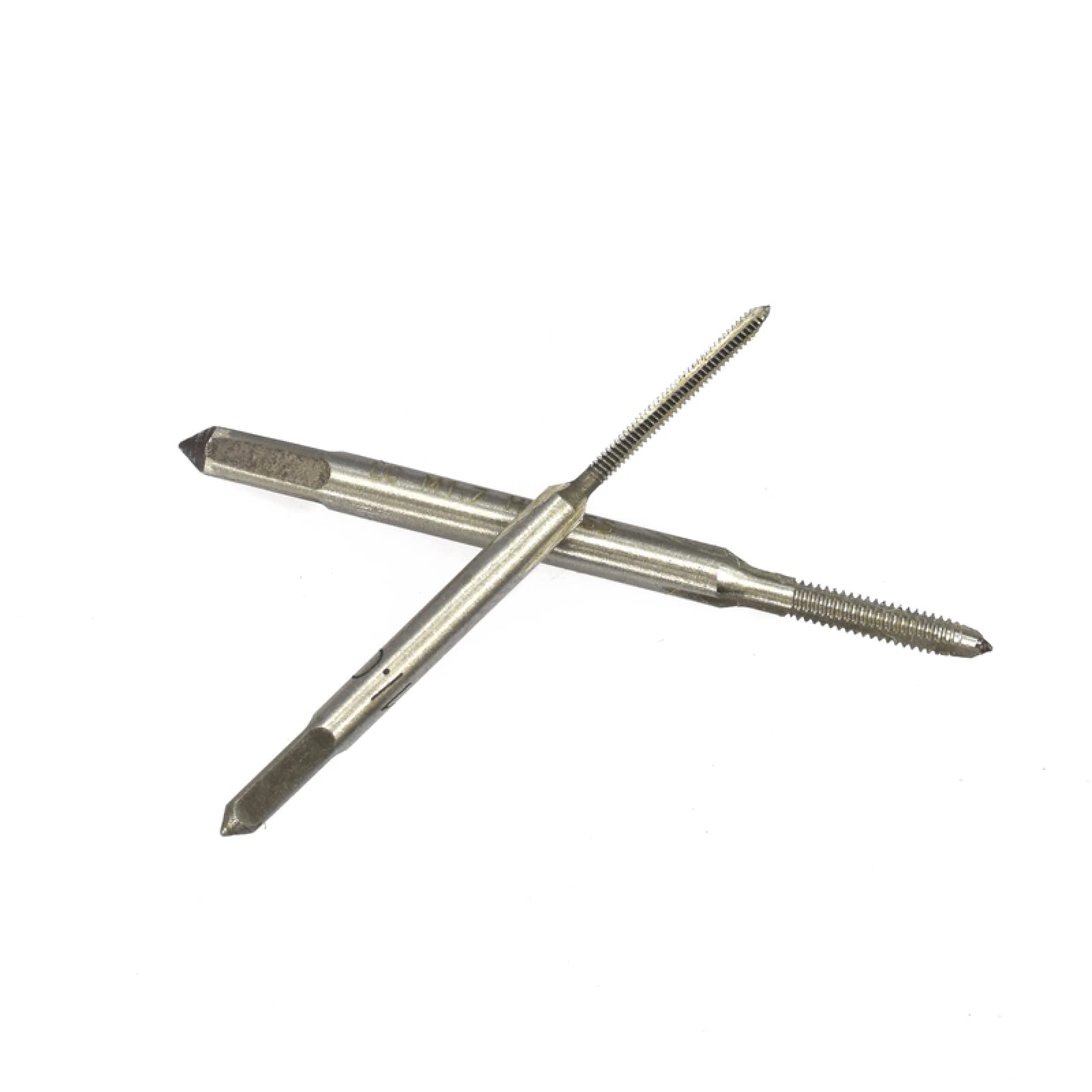 Punta da Trapano HSS 6542 Mini Macchina per Filettatura Maschiatrice Punta da Trapano Flauto Dritto Maschiatura in Metallo Utensili manuali, Set da 6 Pezzi