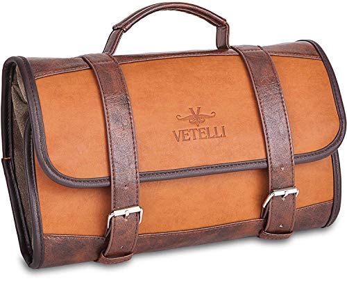 16. Vetelli Leather Toiletry Bag