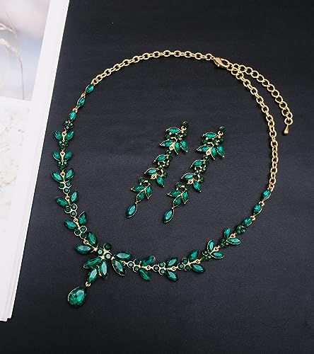 CSY-4-Pcs-Elegant-Bridal-Jewelry-Sets-Austrian-Marquise-Crystal-Wedding-Necklace-Dangle-Earrings-Tennis-Bracelet-Ring-Set-for-Bride-Women-Costume-Accessories