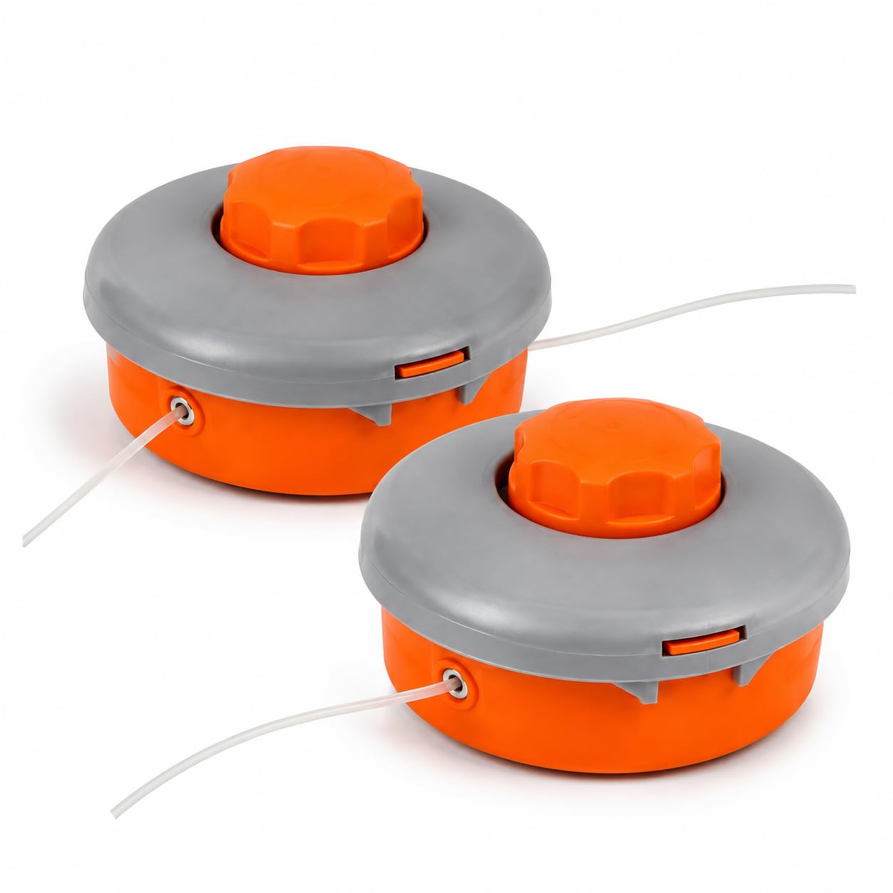 Avsty Testina di ricambio ATH008 per decespugliatore, testa mangia-erbacce con linea precaricata, in nylon resistente, per tosaerba e decespugliatore, confezione da 2