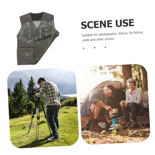 Chaleco de malla para hombre transpirable con poliéster y diseño ajustable 5