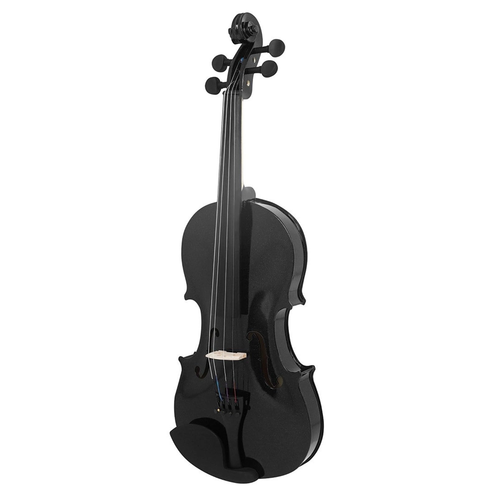 Początkujący Skrzypce Skrzypce 4/4 Z Litego Drewna Dla Początkujących Dorośli Profesjonalne Instrumenty Muzyczne(Purple)
