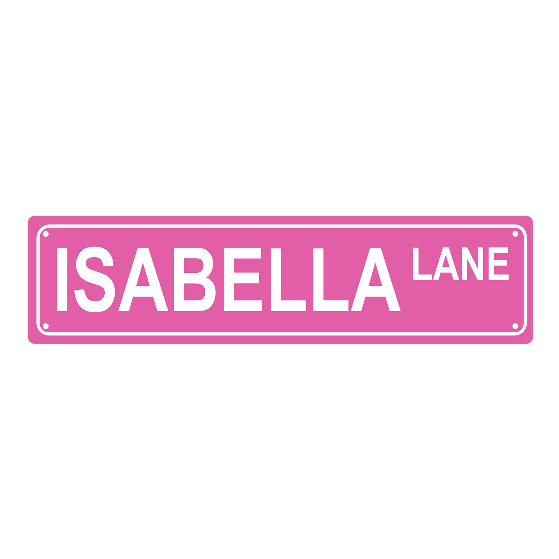 Isabella Lane Girls Women Metal Tin Street Sign Bar Cafe Garage Cave Home Room Wall Bathroom Farmhouse Garden Porch Patio Decor,4x16 Inch