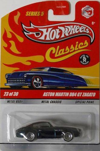Hot Wheels Classic: Red Aston Martin DB4 GT Zagato miniatura 2