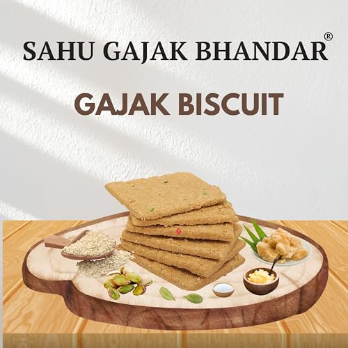 Image of SAHU GAJAK BHANDAR Crispy Gajjak 800g (Pack of 2 x 400g)