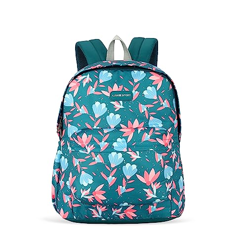 Lavie Sport Liliane 18L Printed Casual Backpack | Daypack | School Bag for Girls