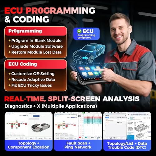 Image of Autel MaxiSys MS909 S2 Scanner 2026, Same as Ultra S2 Up of MS909, Top Intelligent Scan Tool with Topology 3.0, Enhanced PID Analysis, Motor TruSpeed Repair, ECU Programming, 48+ Services, CAN FD&DOIP