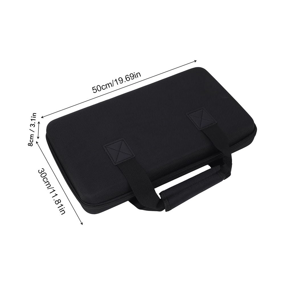 Walizka podróżna miksera, odporna na wstrząsy torba do przenoszenia kontrolera DJ dla DDJ-SB2 2-kanałowy, Czarny, 50*30*8CM, Etui podróżne do miksera