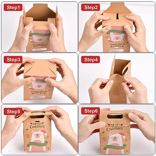 Volumoon 24 Pezzi Sacchetti Regalo di Natale