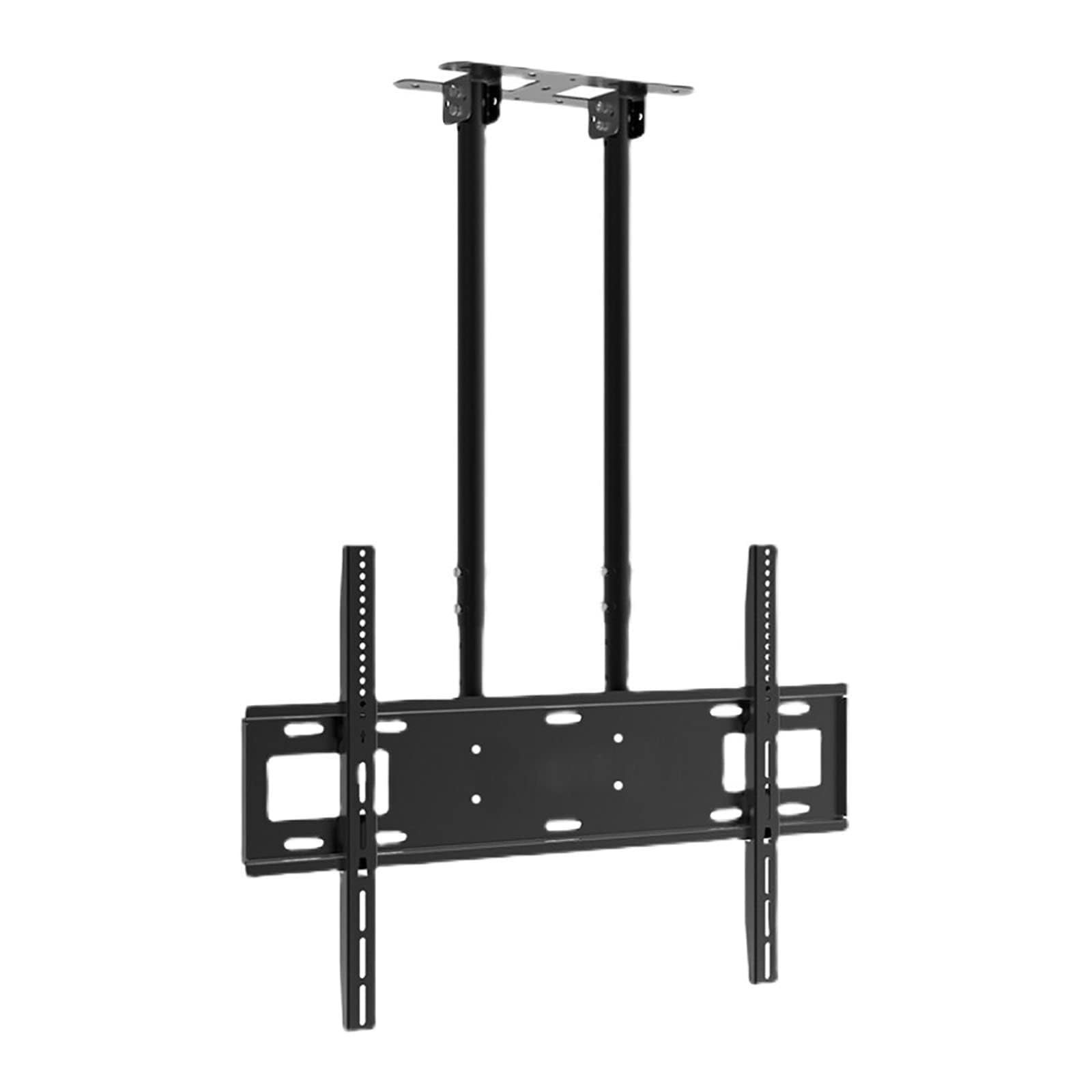 Support de plafond télescopique pour téléviseurs résolvant le manque de place et les reflets