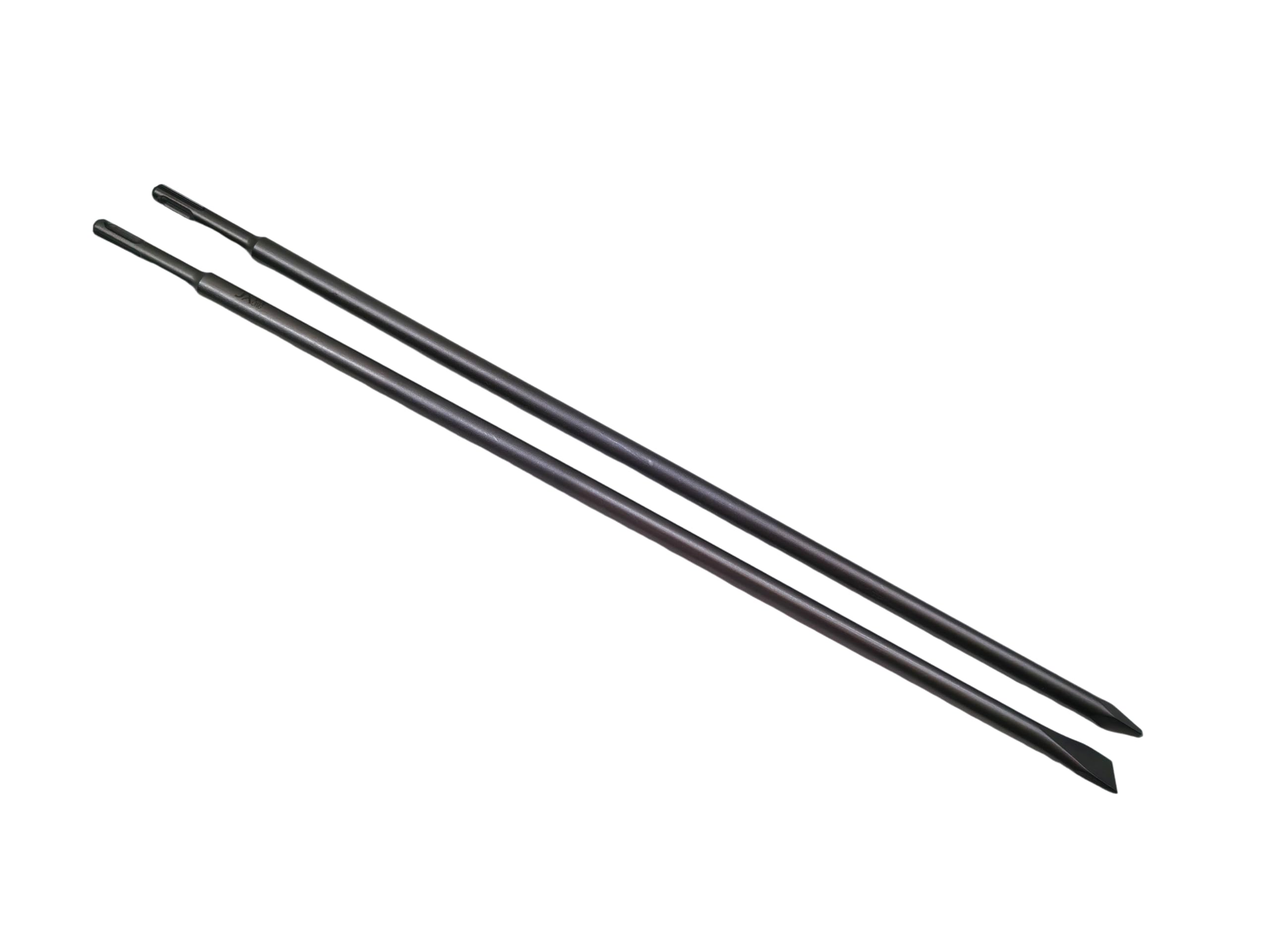 Set di scalpelli SDS Plus da 61 cm, scalpello piatto da 3/4" e scalpello a punta, in acciaio legato 40Cr trattato termicamente