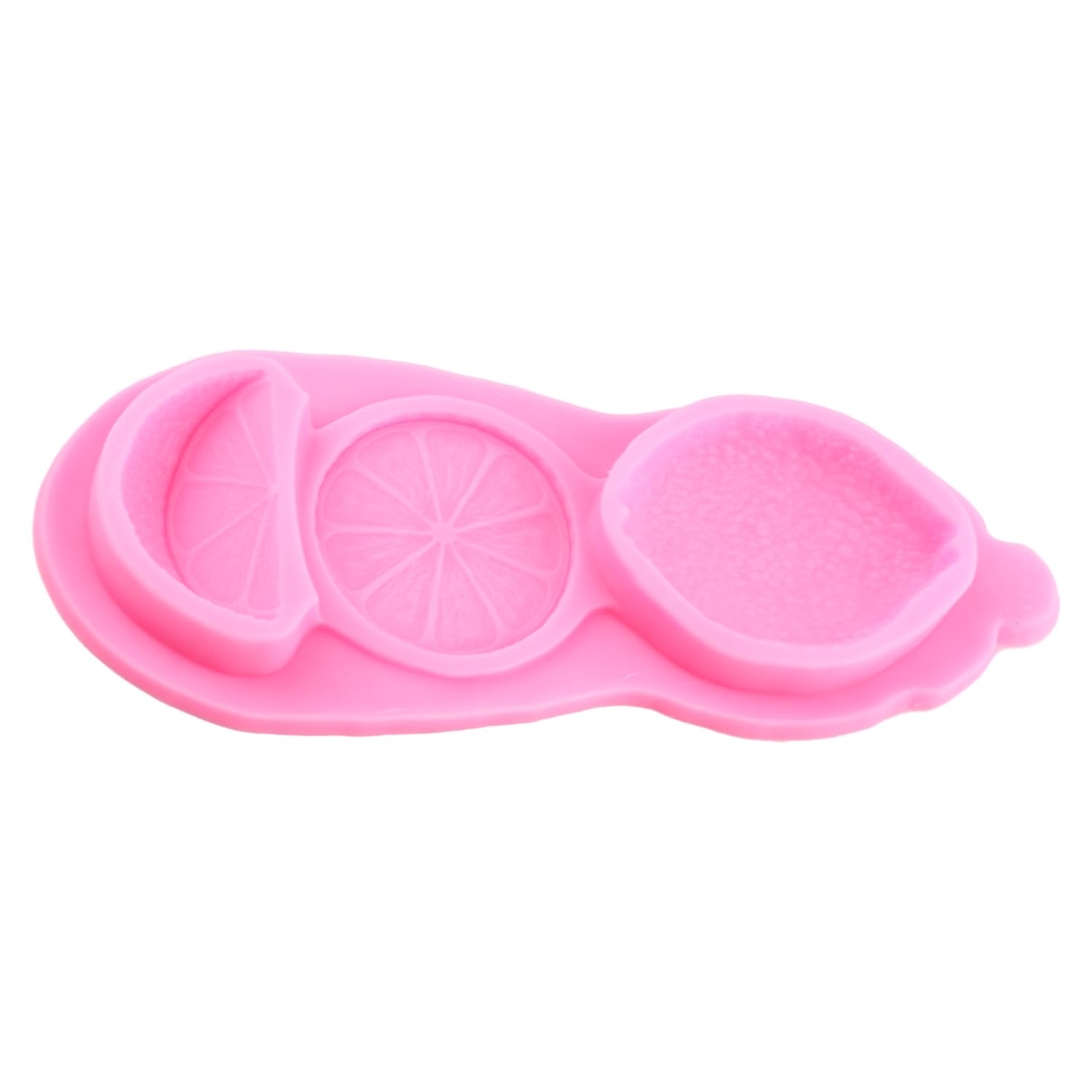 Moldes de silicona para fondant, rebanadas de limón, para decoración de pasteles, cupcakes, chocolate, caramelo, pasta de goma, arcilla polimérica
