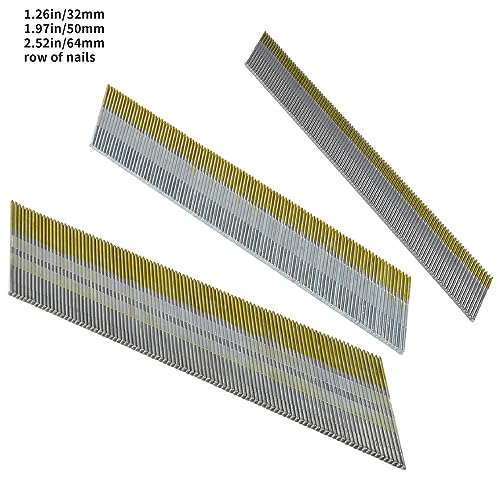34-Degree 900-Pack Metal Accessories Galvanized Assorted Size (2-1/2inch, 2inch, 1-1/4inch 300 Per Sizes) miniatura 7