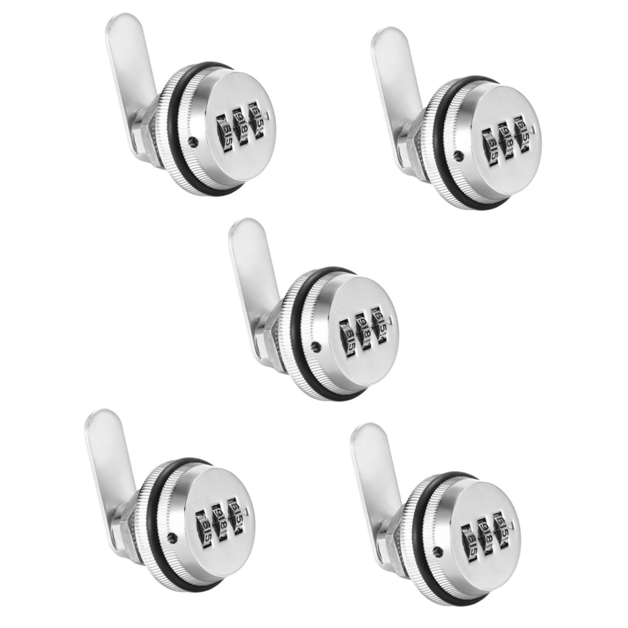 UKCOCO 5Pcs Serrature Per Cassetti Con Password Serratura Per Cassetti Serratura Di Sicurezza Per i Serrature Per Armadietti Codificate Per Vetrina Per