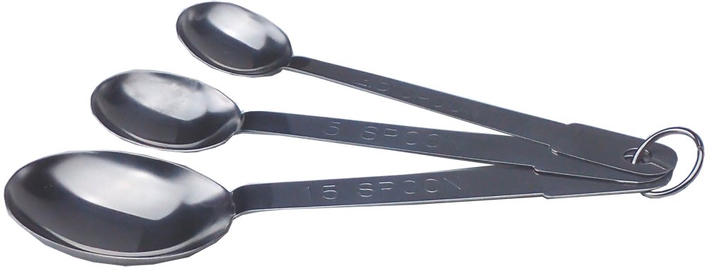 Amazon｜ヨシカワ 計量スプーン シルバー (2.5・5・15cc) 「本職の逸品