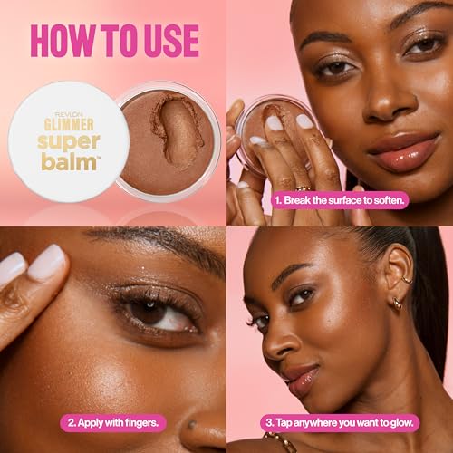 Revlon Glimmer Super Balm, Multi-Use Makeup, 002 Cocktail Hour, 0.06 oz - image 7