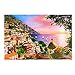 Lunriwis Puzzle de 1000 Piezas para Adultos, Casa de Campo Obra de Arte de Juego de Rompecabezas para Adultos,Adolescentes(70x50cm) (Dreamy Positano Italien)