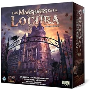 Fantasy Flight Games | Las Mansiones de la Locura | Juego de Mesa Cooperativo de Investigación y Terror | A Partir de 14 Años | De 1 a 5 Jugadores | 2-3 Horas por Partida | Español
