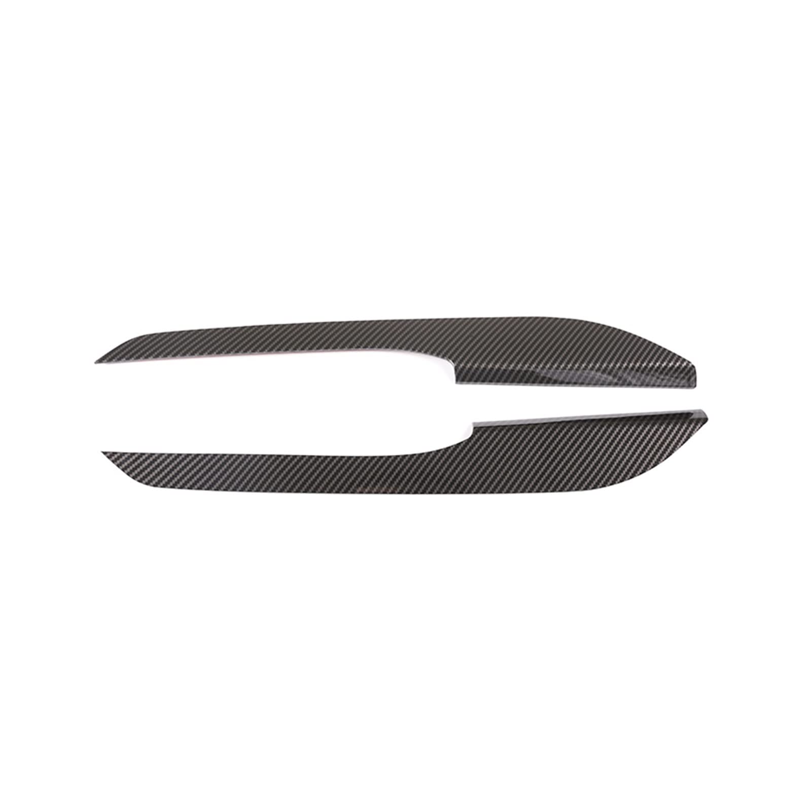 YINGO Kompatybilny z BMW 7. Seria G11 G12 2016-2020 ABS Chrome/Włókno węglowe Centrum Samochodu Console Console Panel Side Tress Paski Pokrywa Akcesoria wnętrz(Carbon Fiber)