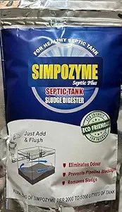 SIMPOZYME SEPTIC TANK CLEANER REMOVES BLOCK FROM THE DRAINAGE 300GM