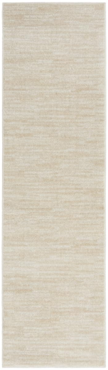 HomeRoots 479501 2 x 6 ft. Ivory & Beige Non Skid Indoor & Outdoor Runner Area Rug