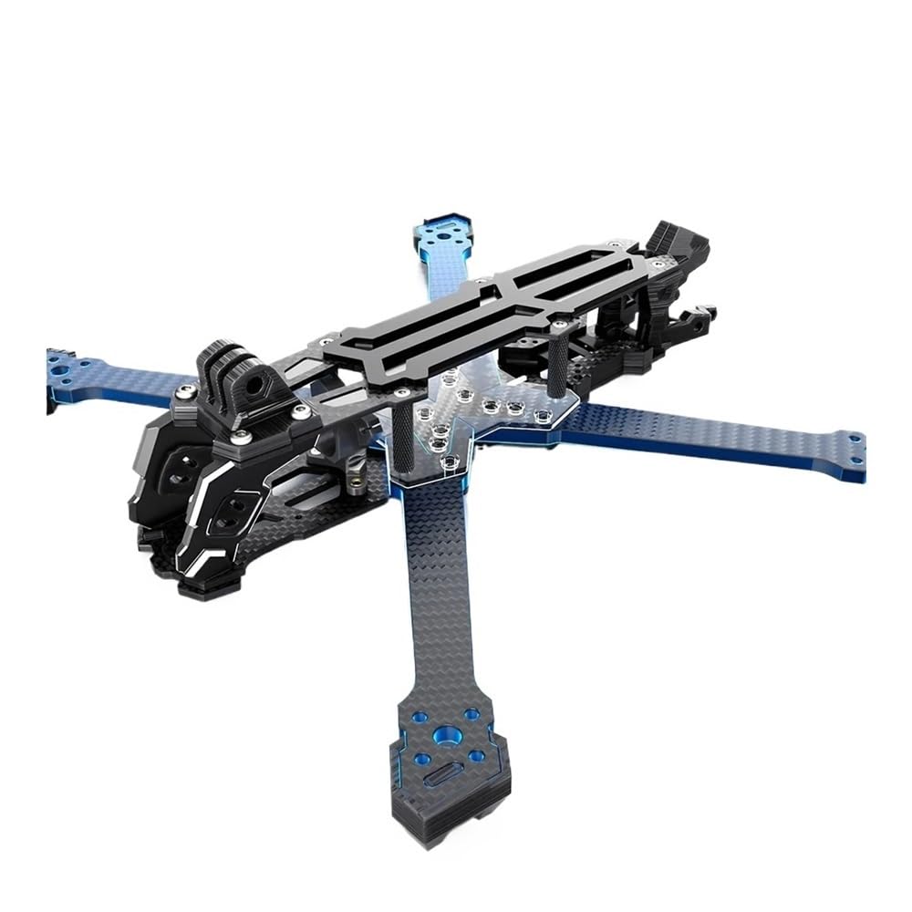 Kit telaio in carbonio Vapor X5 X6, telaio for drone freestyle da corsa FPV leggero da 5 pollici e 6 pollici con braccio(GEP-Vapor-X5)