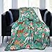 Flower Horse Throw Blankets Flannel Fur Blanket 60