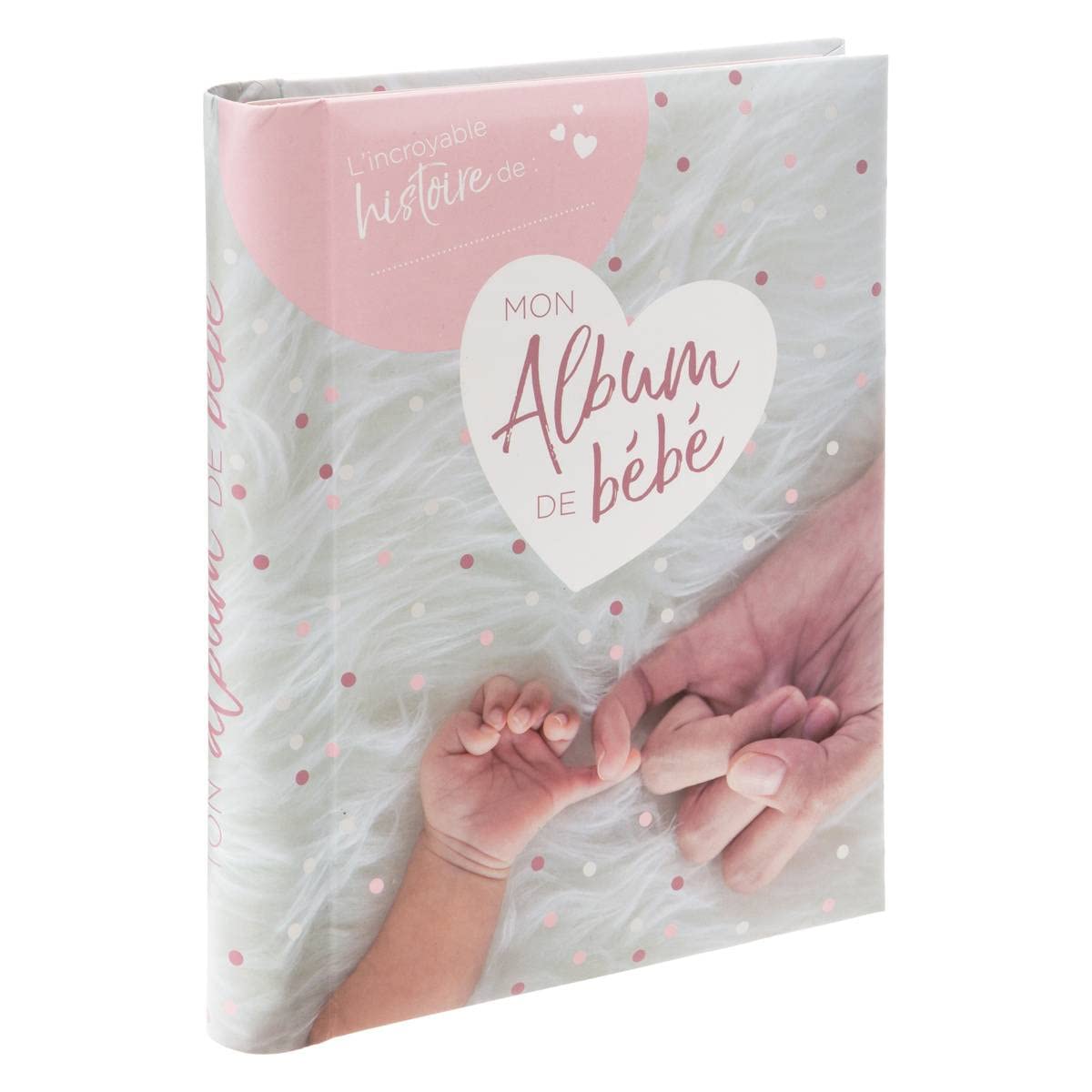 Atmosphera - Livre de Naissance 100 Pages 21x25 cm - Rose