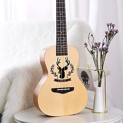 Ukulele Ukelele Guitar Instrument Gift Present Natural and Brown Ukulele Starter 4-String Piano (Color : Natural… - Les Beatles, Paul McCartney, John Lennon, RIngo Starr, George Harrison Ukulele Ukelele Guitar Instrument Gift Present Natural and Brown Ukulele Starter 4-String Piano (Color : Natural… – Image 3