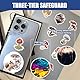 120 Stück Pilze Aufkleber,Bunt Mushroom Sticker Set,Wasserdicht Vinyl Sticker,Niedliche Pilz-aufkleber,niedliche Cartoon Mushroom,wasserdichte Aufkleber,für Kinder, Teenager, Erwachsene