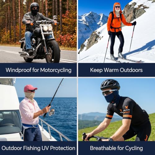 Image of Fullsheild FR Balaclava CAT2 7oz Flame-Retardant Cotton Face Mask, NFPA2112 | Arc Rated Covering Hood for Welding, Protective Helmet Liner for Men Women, UV Face Mask Windproof, Lightweight & Breathable