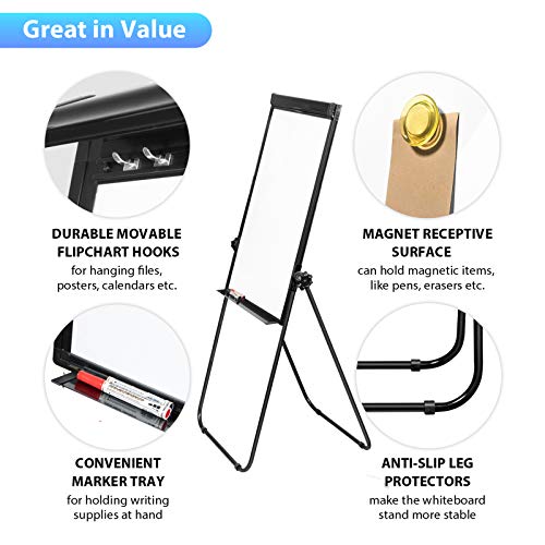 Stand White Board - 36X24 Magnetic Dry Erase Board Flipchart Easel Whiteboard, 3' X 2' Double Sided Easel Board Portable Whiteboard #TOP4