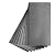 Aspect Peel and Stick Backsplash 3inx6in Brushed Stainless Short Grain Metal Tile for Kitchen and Bathrooms
