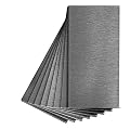 Aspect Peel and Stick Backsplash 3inx6in Brushed Stainless Short Grain Metal Tile for Kitchen and Bathrooms