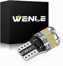 WENLE(ウエンレ) 爆光 T10 led バルブ ホワイト 6000K ポジションランプ ルームランプライセンスランプ テールランプ コーナーランプ ターンシグナルランプ DC12V車用 全方向照射 無極性 1個入