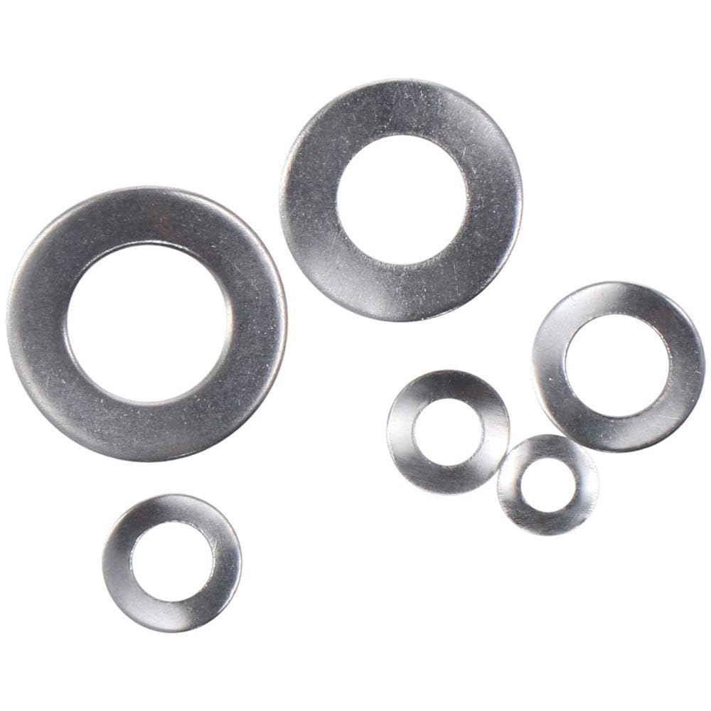 SHUATI 350PCS Spring Lock Washers Gasket Assortment, Metric Wave Washers Set, M3 M4 M5 M6 M8 M10 M12 Wave Spring Washer, Lock Washers for Electrical Connections