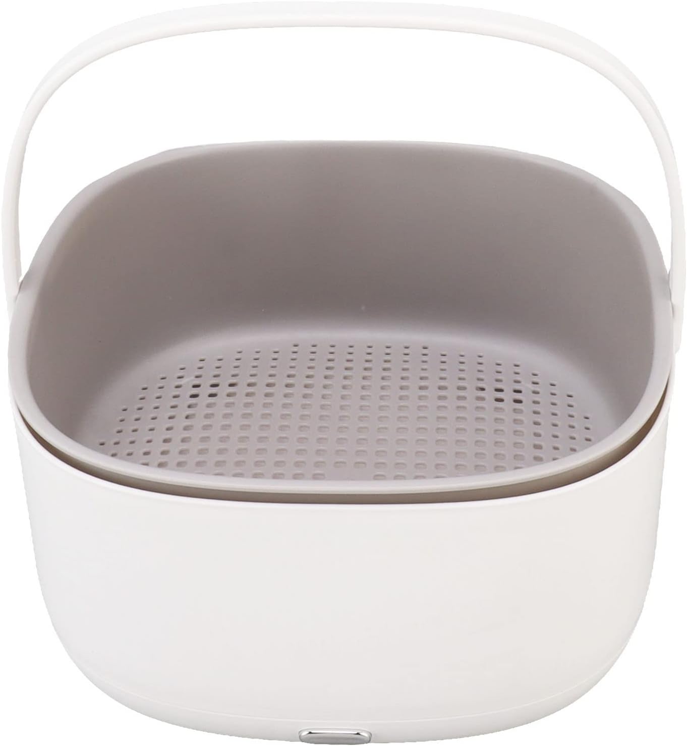 Fruit and Vegetable Washing Machine, Ultrasonic 360 Degree Cleaning Automatic Fruit Vegetable Cleaner Device One Button Start, Large Capacity Washing Soaking Basket for Home Use