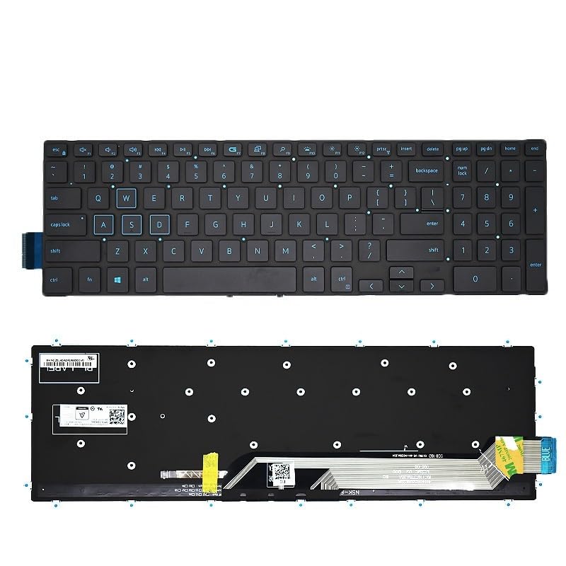 Clavier rétroéclairé US pour Dell Inspiron 15 7000 5570 G3 3579