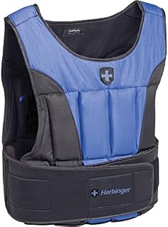 Harbinger Men's Adjustable Weight Vest for Cross-Training, Strength Training, and Endurance Workouts, 40